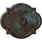Ekena Millwork Waltz Ceiling Medallion (Fits Canopies up to 5 1/4"), 24"W x 20 1/2"H x 1 1/8"P, Bronze Blue Patina CM24WABBS - alternate 1